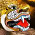 Lersri Pooseir Saming Tiger Head Helmet Hermit Mask Watbangpha Thai Amulet 17261