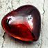 Crystal Healing Stone Naga Eye Mind Stone Leklai Stencil Red Thai Amulet #17278