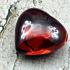 Crystal Healing Stone Naga Eye Mind Stone Leklai Stencil Red Thai Amulet #17278