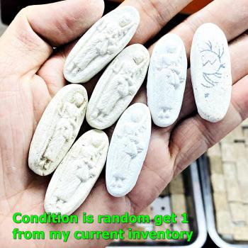 Sivali Walking Wealth Rich Behind Wheel Seal Lp Doo Watsakae Thai Amulet #17299