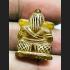 Naga Eye Ganesha Elephant Leklai Stone Yellow Pikanet KruHod Thai Amulet #17304