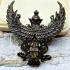 Leklai Krut Garuda Half Bird Fortune Control Mind Yod Be2565 Thai Amulet #17317