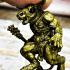 Woatanu Cow Minotaur Shield Guardian Protection Ngern Be2565 Thai Amulet #17319