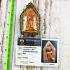 Certificate Khunpaen Enamel Large Wheel Lp Doo Watsakae Be2531 Thai Amulet 17323