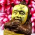 Clay Miniature Guman Boy Gold Face 27Baby Spirit Lp Goy Be2556 Thai Amulet 17338