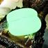 Leklai Moon Light Survive Wealth Thai Amulet Glow In Dark Lp Somporn Green 17341
