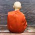 Lifelike Wax Art Monk Statue Praying 28cm Somdej Toh Watrakang Thai Amulet 17348 FINE BUDHAJARN TOH PHOM-MA-RANG-SI PRAYING CHANT 9 INCH