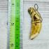 Unique Old Fang Tooth Carve Tiger Powerful Protection Lp Pern Thai Amulet #17351