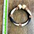 Sacred Bracelet Bangle Hand Carved Elephant Tail Mass Chant Thai Amulet #17361