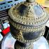 Large Bronze Water Bowl BathNammon Somdej Toh Watrakang Buddha Thai Amulet 17362