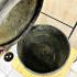 Large Old Bronze Water Bowl Jaosua Lotus Shield Pidta Lp Boon Thai Amulet #17363