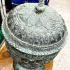 Large Green Bronze Water Bowl Bathnammon Lp Tuad Watchanghai Thai Amulet #17365