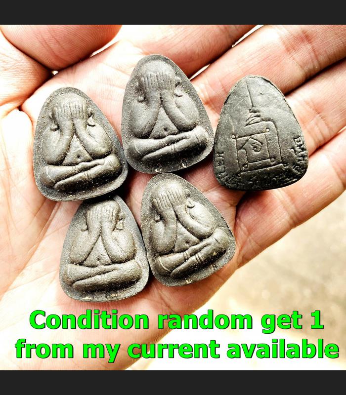 Close Eye Pidta Plodni Remove Debt 2takud Lp Toh Be2522 Black Thai Amulet #17374