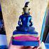 Hermit Statue Lersri Ngung Wealth Money Gamble Nikom Kom Blue Thai Amulet #17387