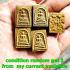 Somdej Kanan Buddha Sit Under Bhodi Tree Lp Toh Be2521 Yellow Thai Amulet #17391