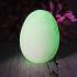 Leklai Healing Egg Shape Protection Life Glow In Dark Somporn Thai Amulet #17392