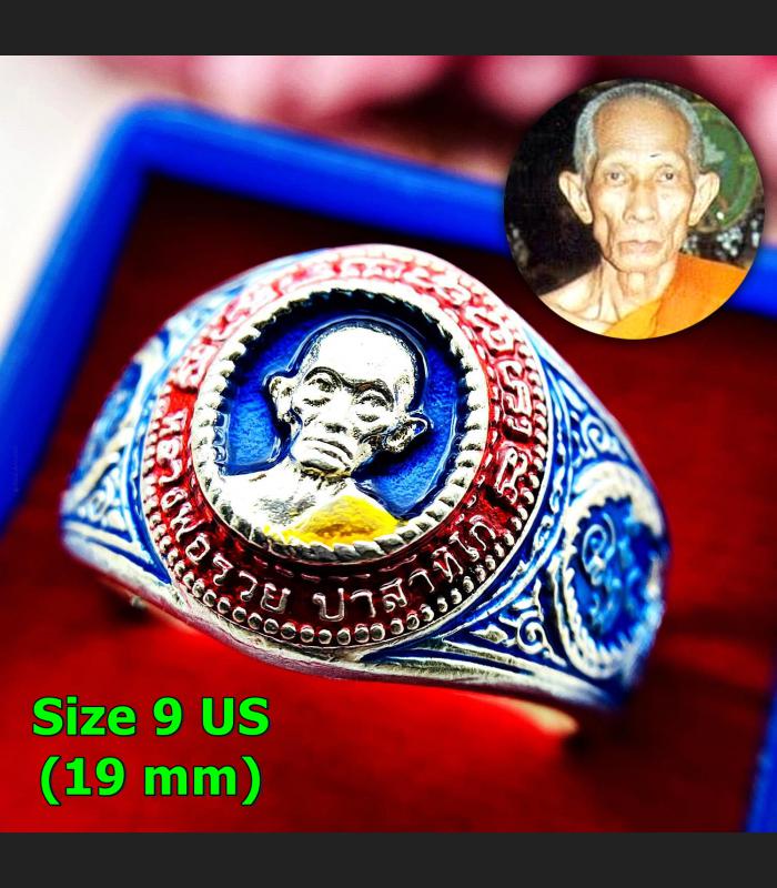 Ring Change Fortune Become Millionaire Rich Lp Ruay Alloy Us#9 Thai Amulet 17396