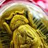 Jumbo Wasp Pidta Close Eye Windfall Lp Jeed 28t Kamakan Yellow Thai Amulet 17414