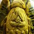 Jumbo Wasp Pidta Close Eye Windfall Lp Jeed 28t Kamakan Yellow Thai Amulet 17414