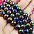 Necklace 10mm Mala Leklai 108 Beads Protection Rainbow Somporn Thai Amulet 17427
