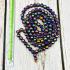 Necklace 12mm Leklai Mala 108 Beads Immortal Rainbow Somporn Thai Amulet #17428