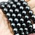Necklace 12mm Leklai Mala 108 Beads Magnetic Black Somporn Thai Amulet #17430