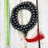 Necklace 12mm Leklai Mala 108 Beads Magnetic Black Somporn Thai Amulet #17430