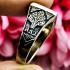 Vintage Ring Pure925 Silver Catch Money Rich Lp Doo Be2531 Sz9 Thai Amulet 17438
