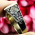 Vintage Ring Pure925 Silver Catch Money Rich Lp Doo Be2531 Sz9 Thai Amulet 17438