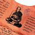 Vintage Warrior Suit Fabric Flag Cloth Lp Jonk Wat Natangnox Thai Amulet #17440