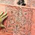Vintage Warrior Suit Fabric Flag Cloth Lp Jonk Wat Natangnox Thai Amulet #17440