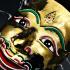 Khon Mask Palak Magic God Mercy Charming Gold Face Lp Udomsap Thai Amulet #17443
