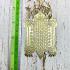 Yantra Plates Mobile Pocket Wallet Fortune Turtle WatBangpha Thai Amulet #17444