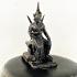 Khunpean Hold Lady Statue Great Gambling Fortune Lp Key Be2557 Thai Amulet 17446
