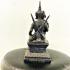 Khunpean Hold Lady Statue Great Gambling Fortune Lp Key Be2557 Thai Amulet 17446