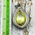 Leklai Nakee Buddha Naga Eye Healing Stone Crtstal Lucky Green Thai Amulet 17458