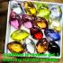 Leklai Nakee Buddha Naga Eye Healing Stone Crtstal Lucky Green Thai Amulet 17458