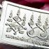 Silver Bracelet Double Chicken Lp Phat Be2565 Wealth Money Red Thai Amulet 17482