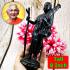 Bronze Statue Sivali Walking Deity Wealthy Fortune Lp Key 20Cm Thai Amulet 17489