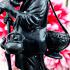 Bronze Statue Sivali Walking Deity Wealthy Fortune Lp Key 20Cm Thai Amulet 17489