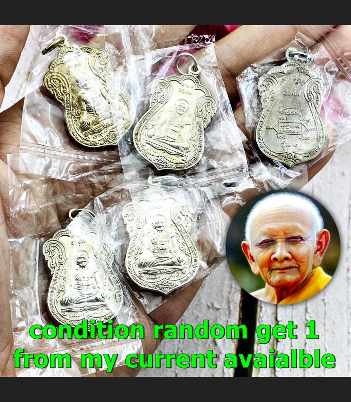 Alpacca Medal Wealth Fortune Lp Hong Kudsa 1st Batch Be2541 Thai Amulet #17490