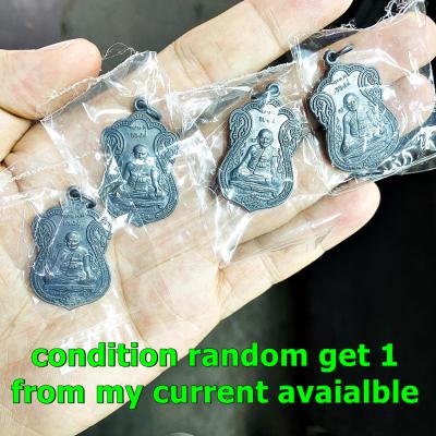 Black Medal Wealth Rich Fortune Lp Hong Kudsa 1st Batch Be2541 Thai Amulet 17491