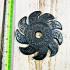 Rowel Chakra Wheel Blade Leklai Protect Somporn Kotpi Rainbow Thai Amulet #17513