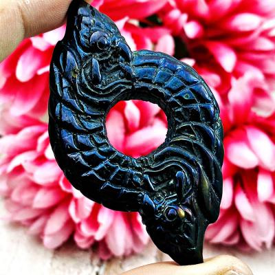 Double Head Naga Snare Leklai Wealth Lp Somporn Kotpi Rainbow Thai Amulet #17514