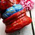 Wealth Clay Guman Statue Diamond Eye Lp Yam Nayak Be2549 Red Thai Amulet #17517