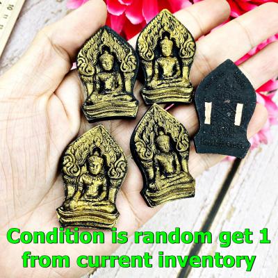 Khunpaen YodKhunPon Ash Great Gambling Win Sakorn Black Takrut Thai Amulet 17519