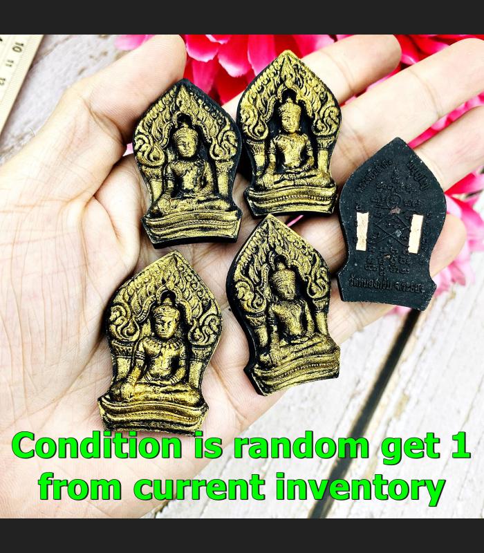 Khunpaen YodKhunPon Ash Great Gambling Win Sakorn Black Takrut Thai Amulet 17519