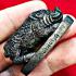 Payamoo Metal Boar Pig 3takud Change Fortune Wealth Pad Be2551 Thai Amulet 17522