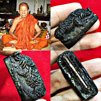 Payamoo Boar Pig Takrut Change Fortune Money Wealth Pad Be2551 Thai Amulet 17523