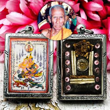 Locket Magic Phetpayatorn Attract Lust Sex Love Gay Lady Inn Thai Amulet #17525